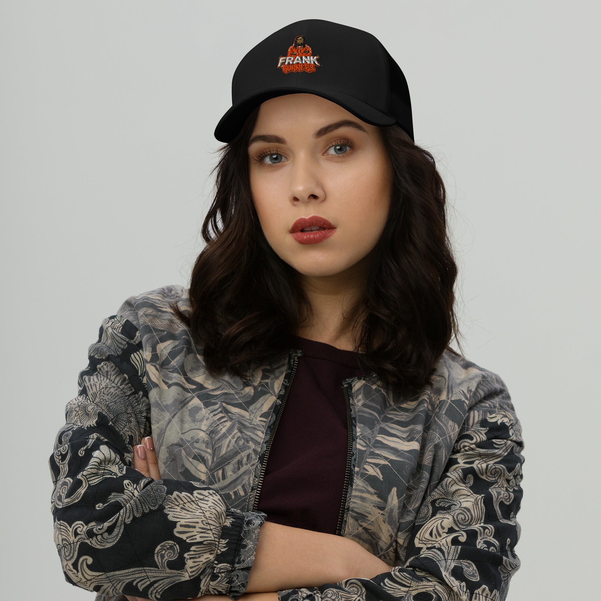 Sunny Blackout Trucker Cap – Mesh Back Trucker Hat – Sunny Blackout Clothing
